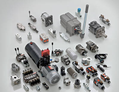 Minicentrals / Bombes / Motors / distribuidors hidràulics / Empunyadures i selectors