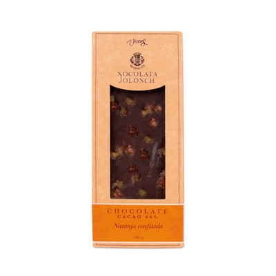 Xocolata cacau 60% taronja confitada