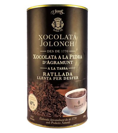 Tub xocolata ratllada 500 G 60% Cacau.
